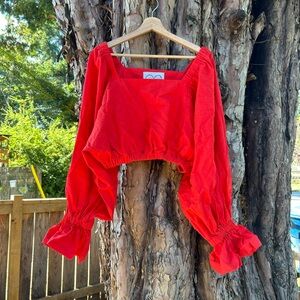 323 Selena Top in Red